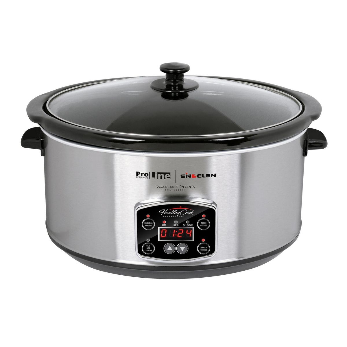 SINDELEN - Olla Cocción Lenta 6,5 L