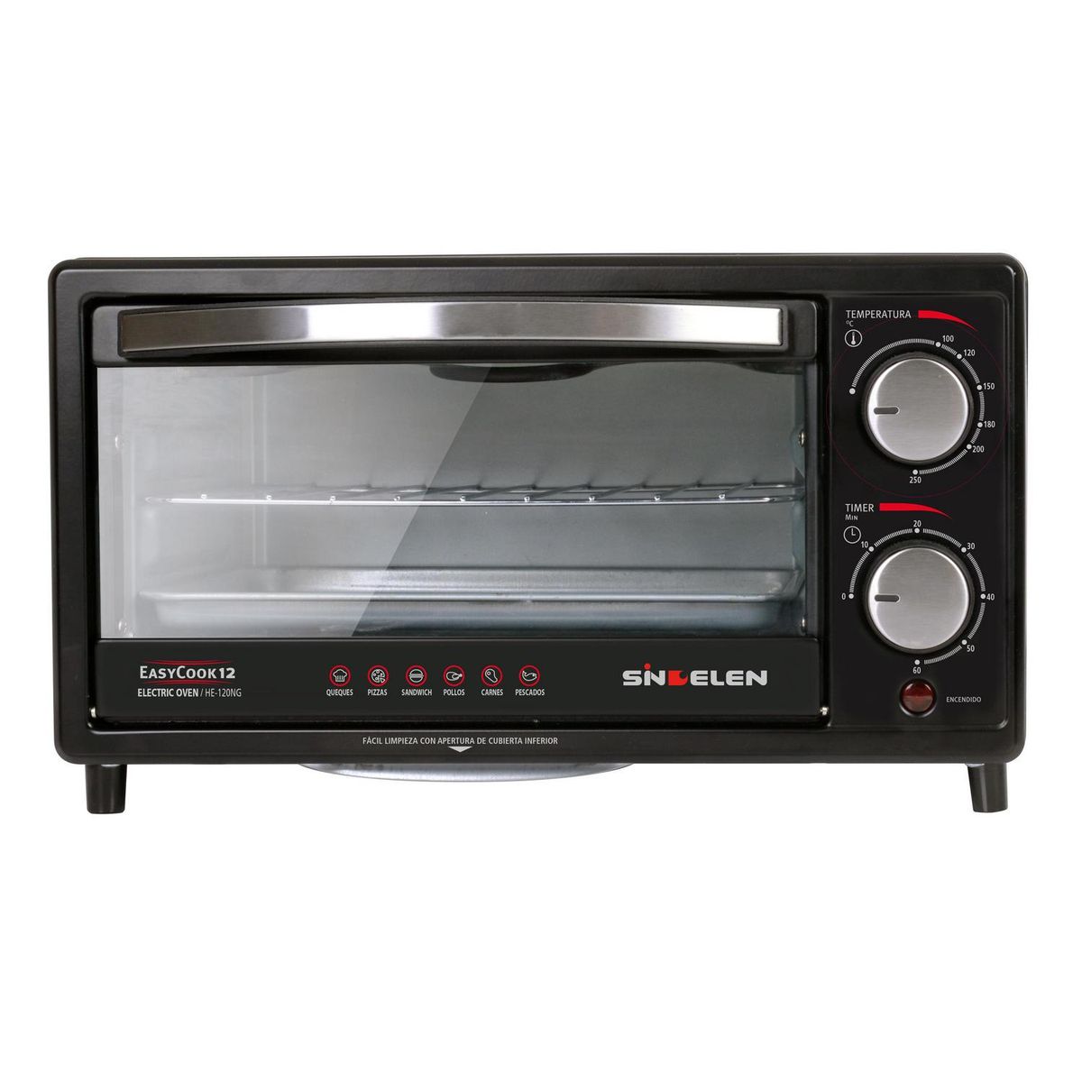 SINDELEN - Horno Eléctrico 10 L