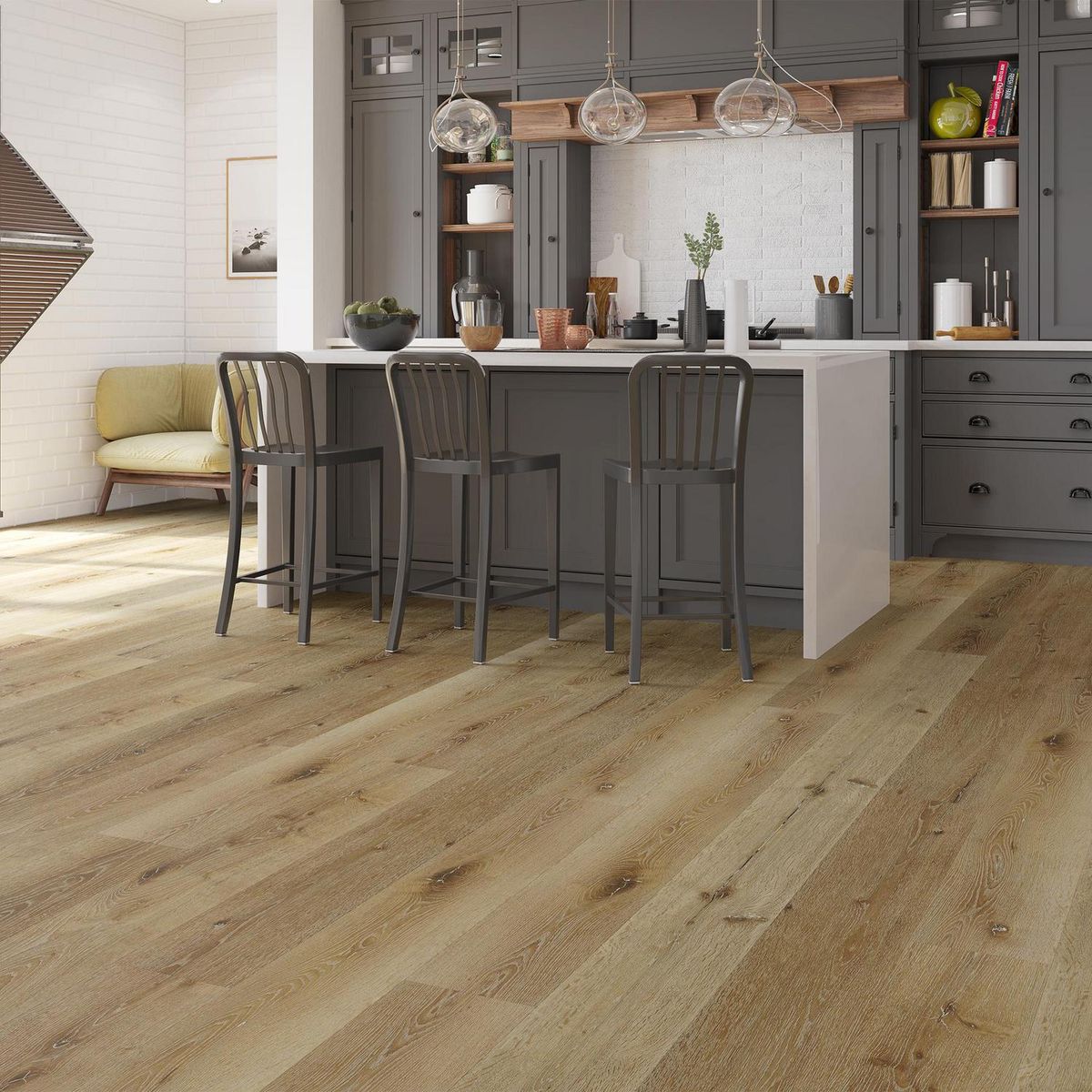 KLIPEN - Piso Vinílico 1250 mm 20x10 cm Roma Café 3.07 m2