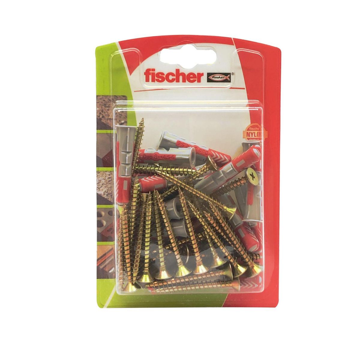 FISCHER - Tarugo Duopower 8mm + Tornillo 5x45mm 25 unidades