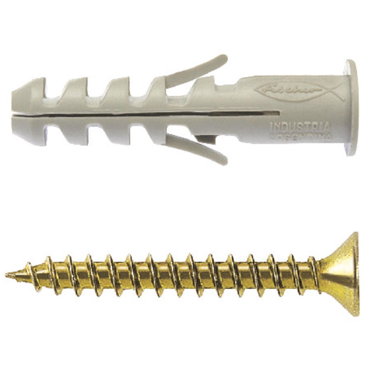 FISCHER - Tarugo Nylon SA8mm + Tornillos 5x45mm 10 unidades