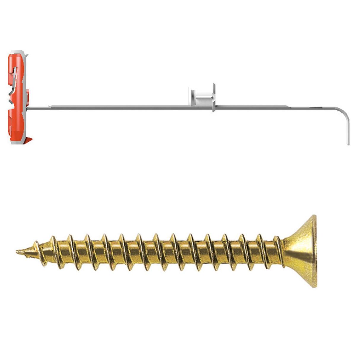 FISCHER - Tarugo DuoTec 10 + Tornillo 5x55mm 4 unidades