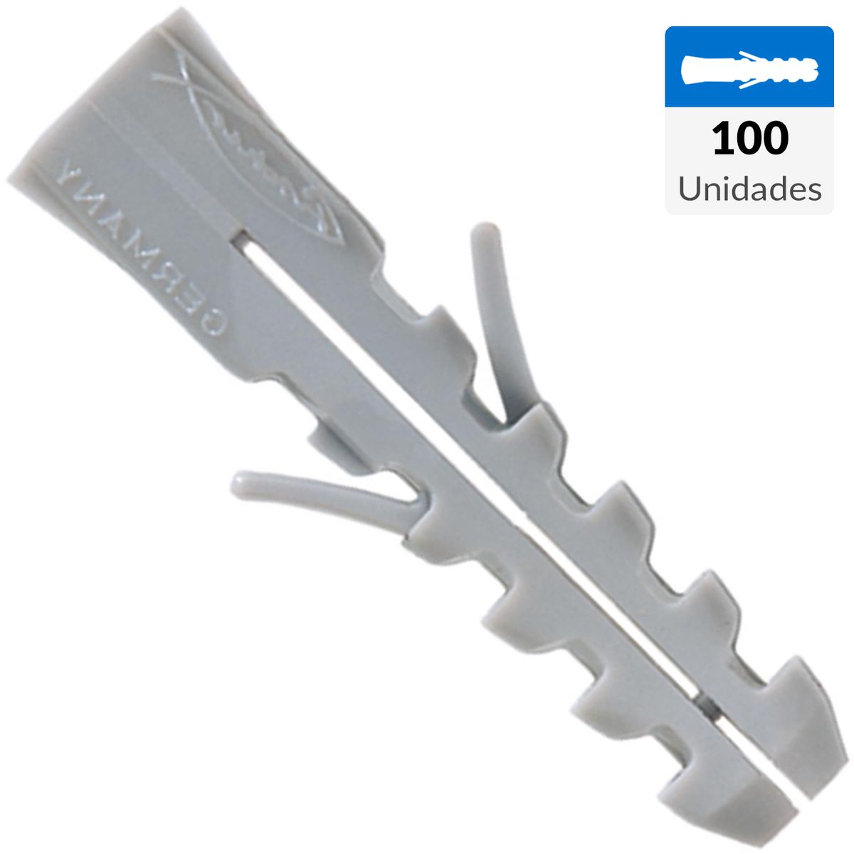 FISCHER - Tarugo Nylon S6mm 100 unidades