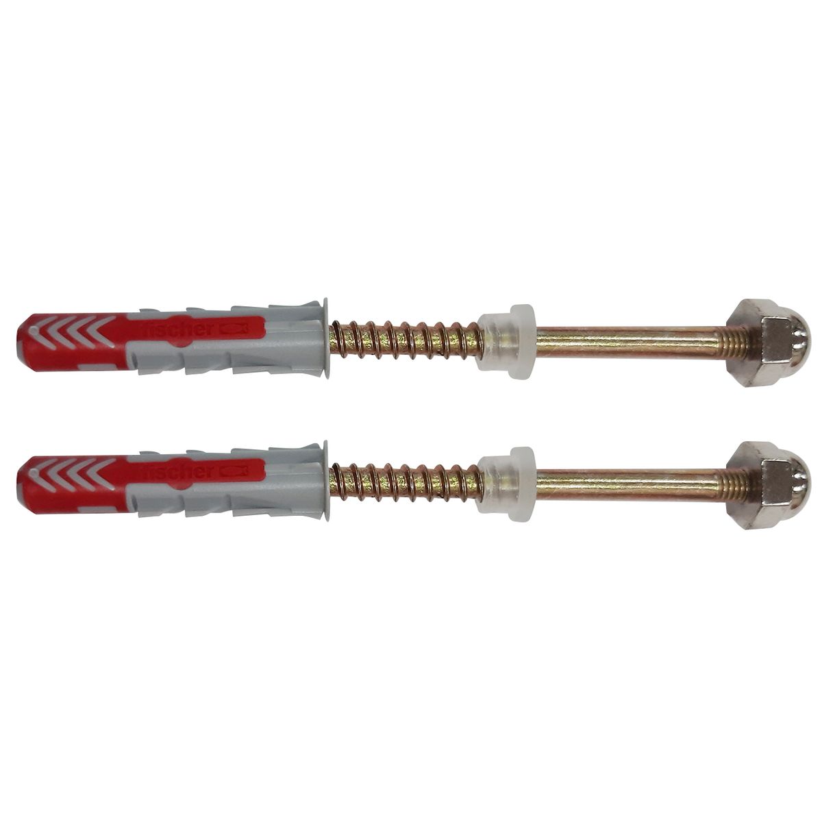 FISCHER - Kit Sanitarios con Tarugo Duopower 8mm + Tornillos 70mm 2 unidades