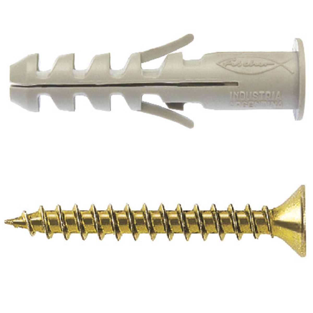 FISCHER - Tarugo Nylon SA8mm + Tornillo 5x45mm 50 unidades