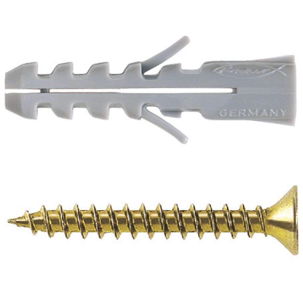 FISCHER - Tarugo Nylon S8mm + Tornillo 5x45mm 50 unidades