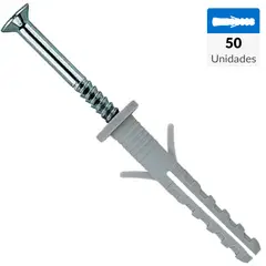 FISCHER - Tarugo - Clavo Tornillo SA8mm 50 unidades
