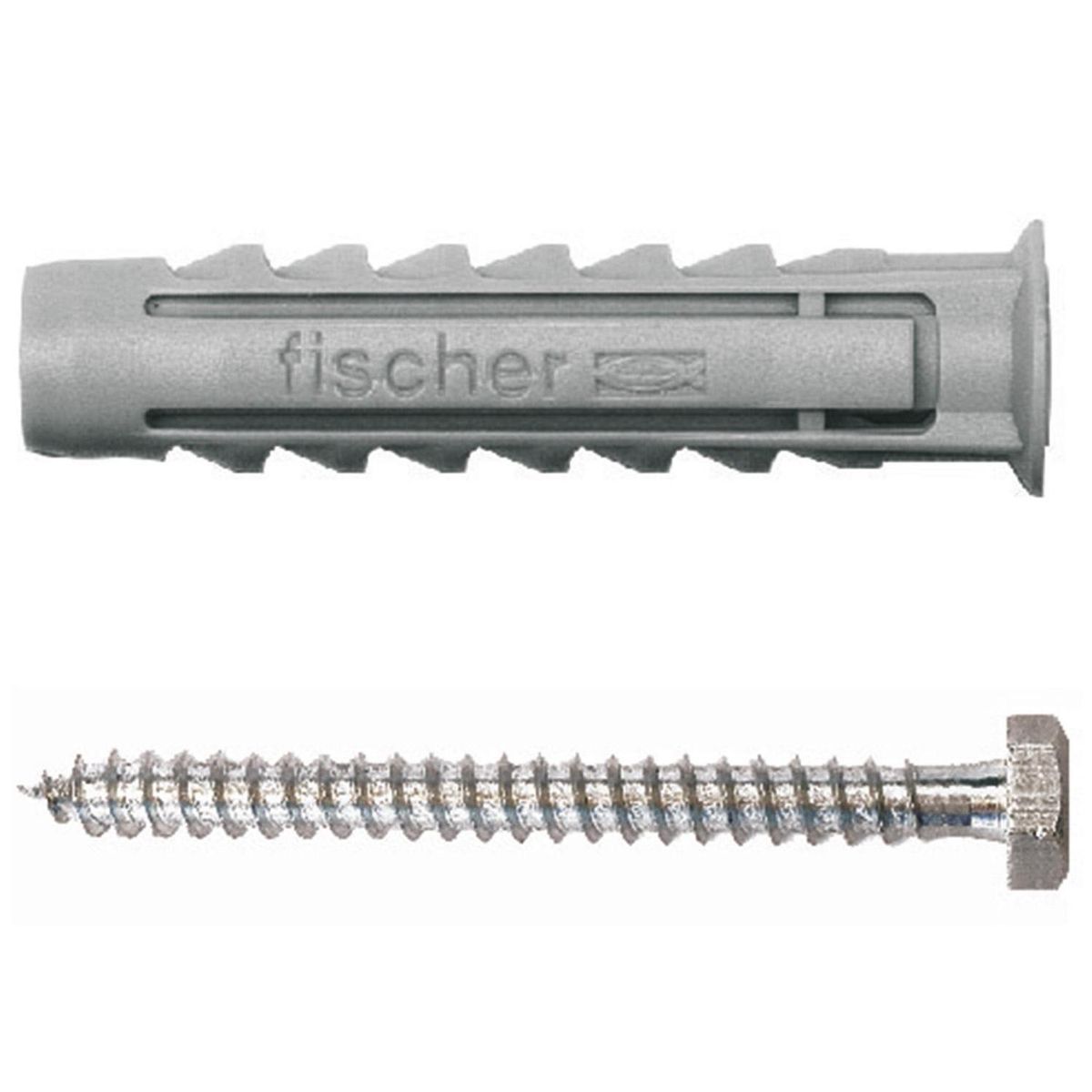 FISCHER - Tarugo Nylon SX10mm + Tornillo 6x60mm 10 unidades