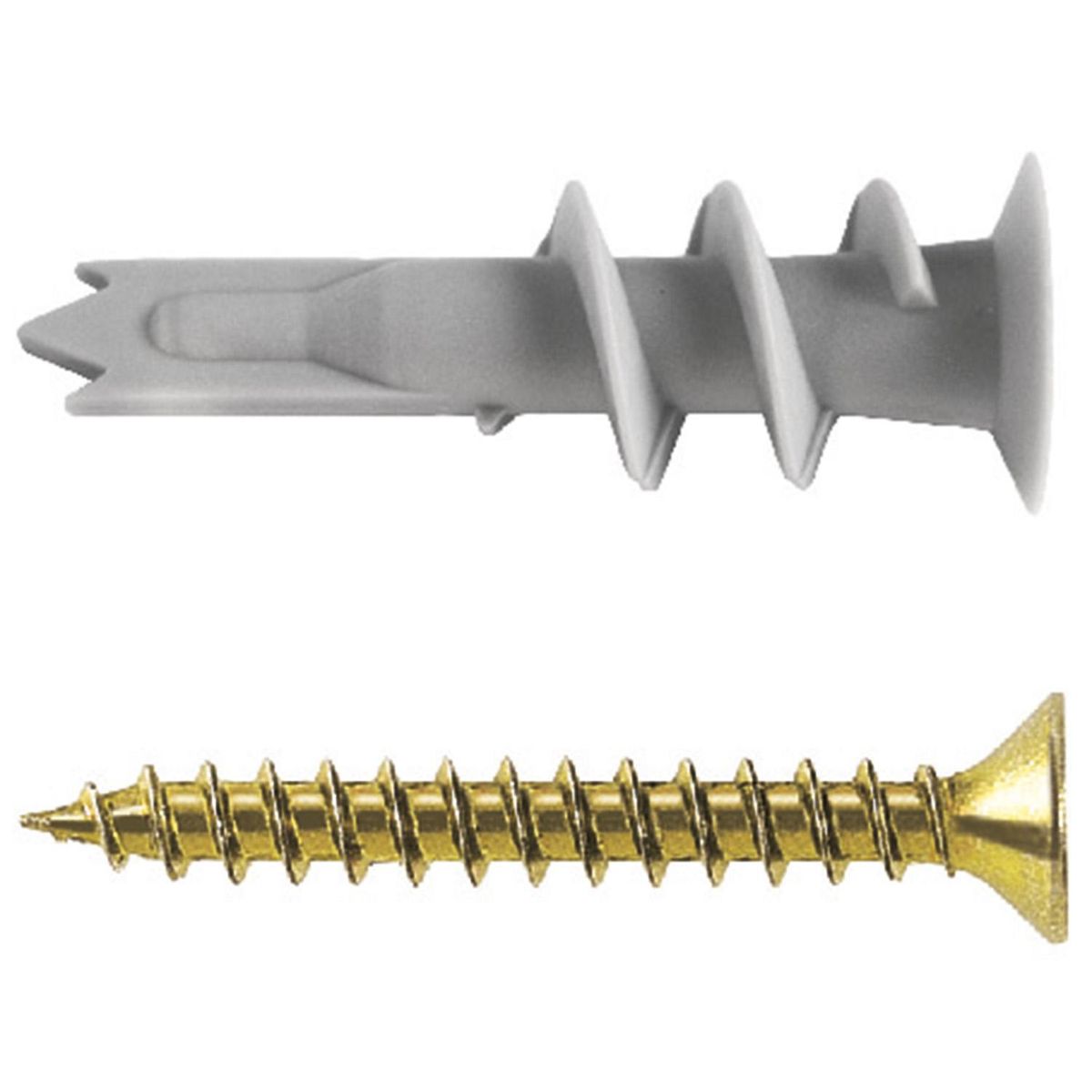 FISCHER - Tarugo autoperforantes GKA + Tornillo 4x25mm 25 unidades