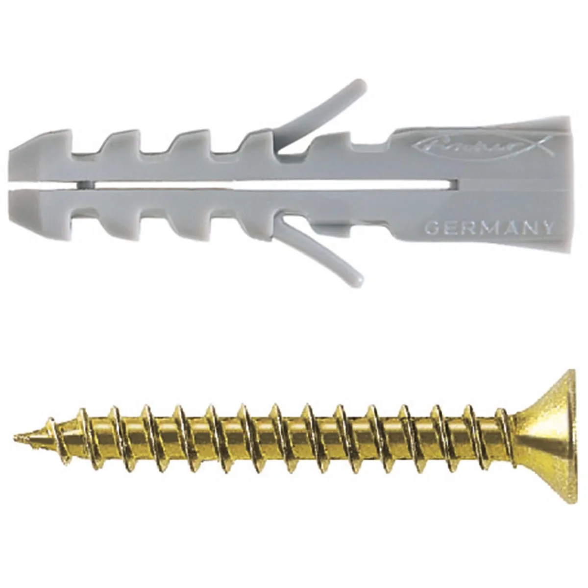 FISCHER - Tarugo Nylon S8mm + Tornillos 5x45mm 10 unidades