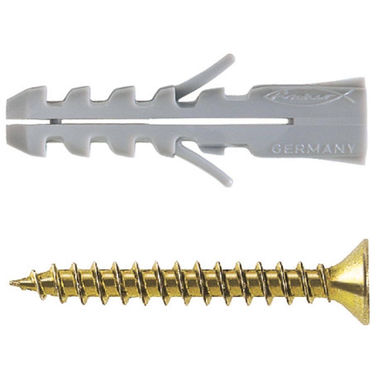 FISCHER - Tarugo Nylon S5mm + Tornillos 3.5x30mm 10 unidades