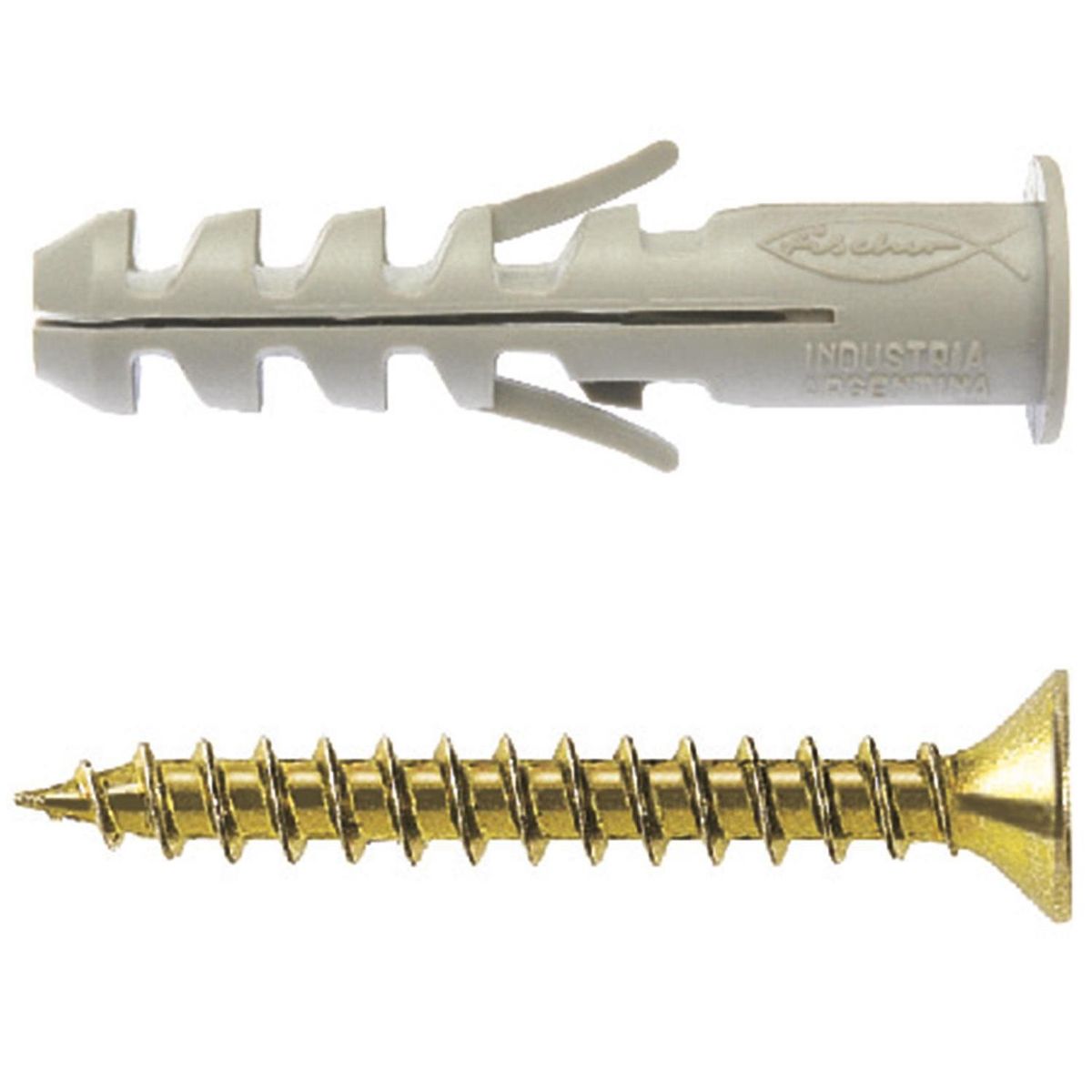 FISCHER - Tarugo Nylon SA6mm + Tornillo 4.5x35mm 400 unidades
