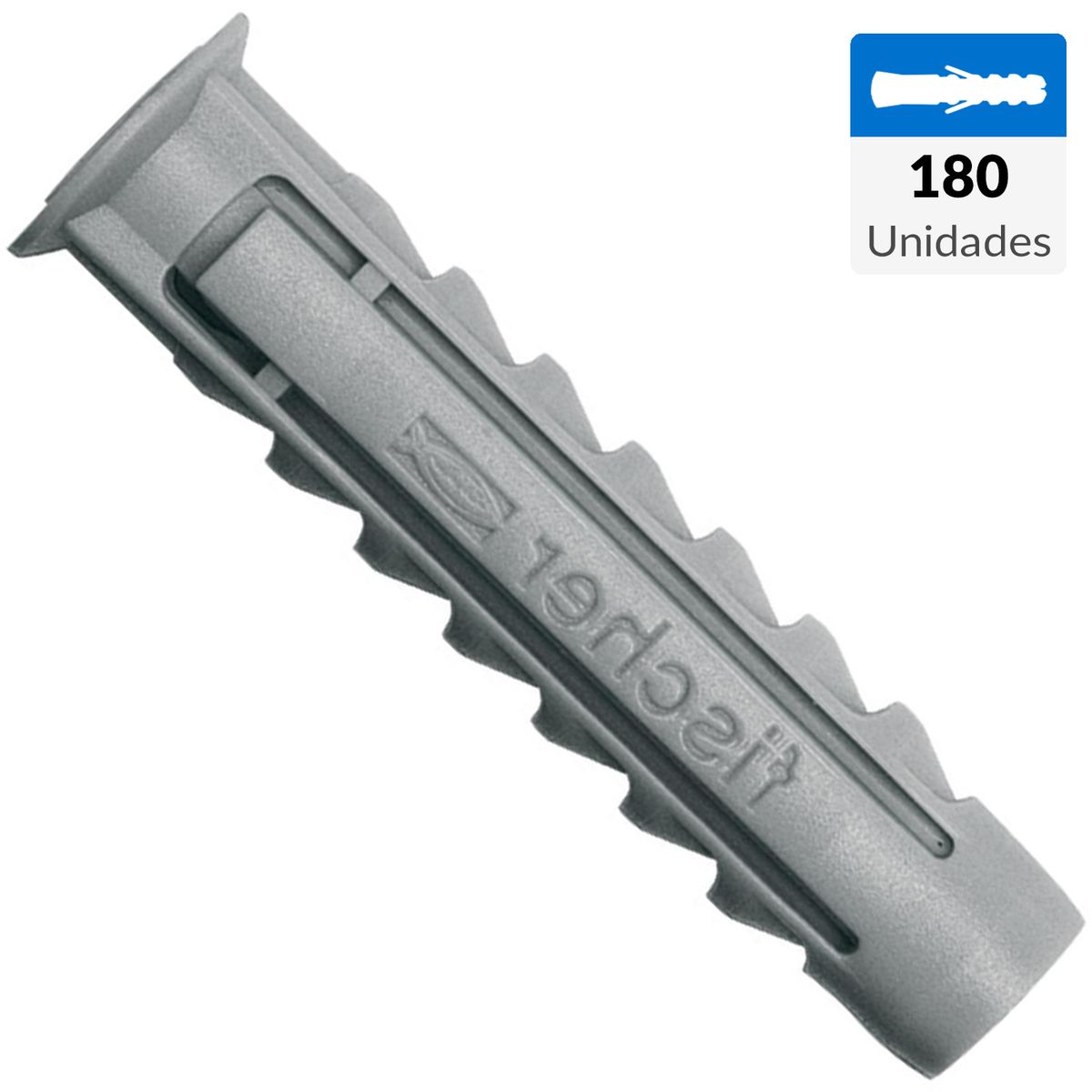 FISCHER - Tarugo Nylon SX10mm 180 unidades
