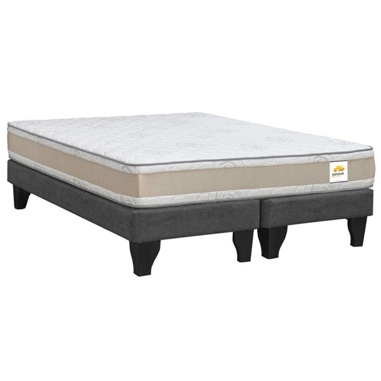 Cama King Europea Confort Gold Café