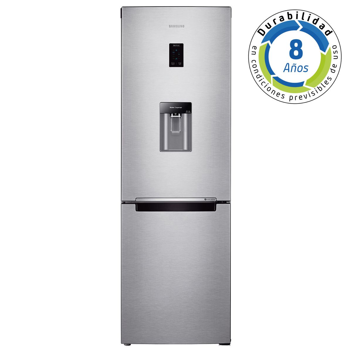 SAMSUNG - Refrigerador Bottom Freezer No Frost 321 Litros Inox RB33J3830SAZS