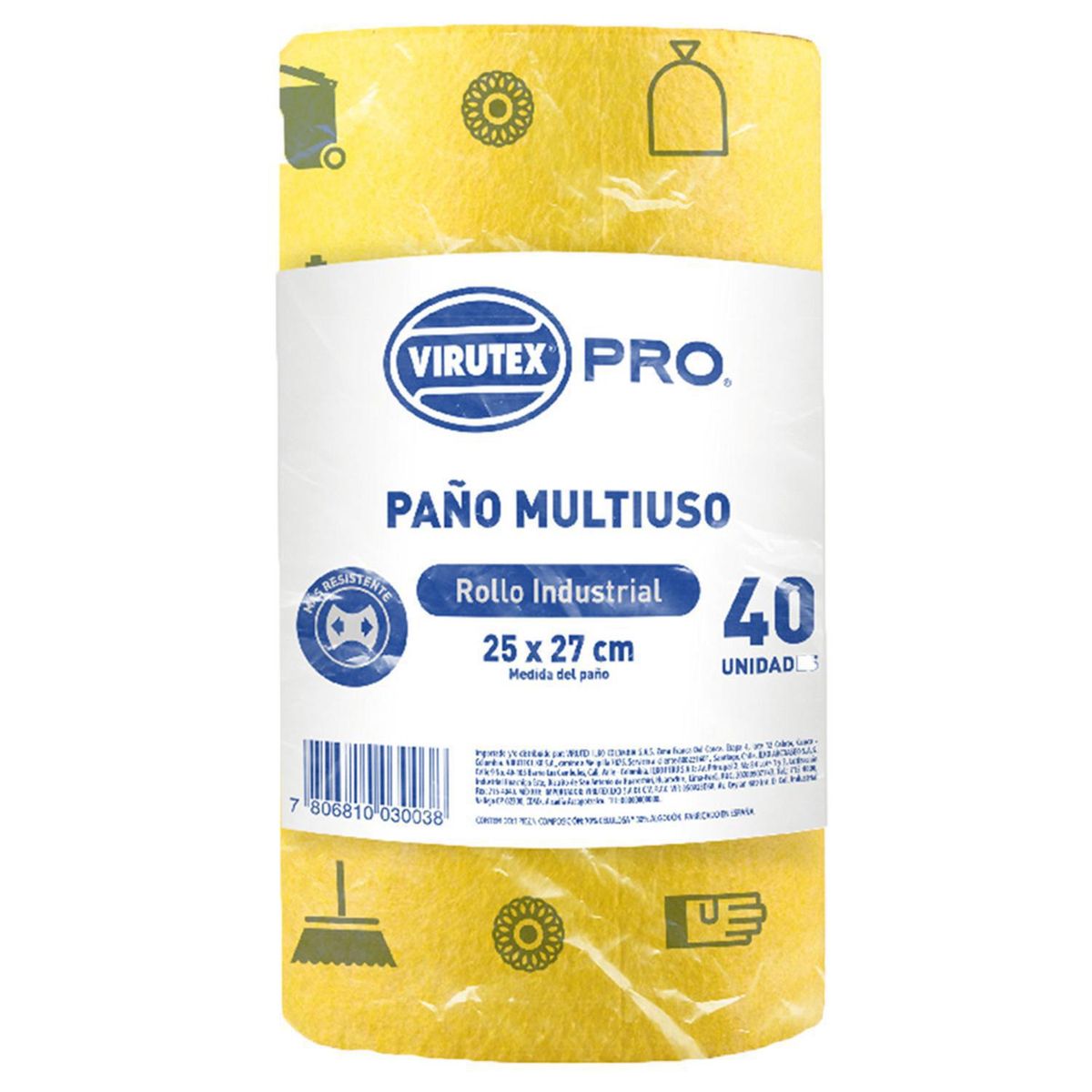 VIRUTEX - Paño multiuso en rollo