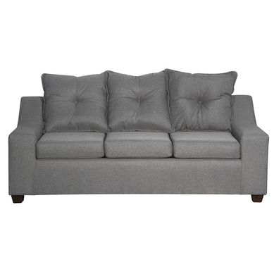 Sofa Viena 3 cuerpos Tela  gris