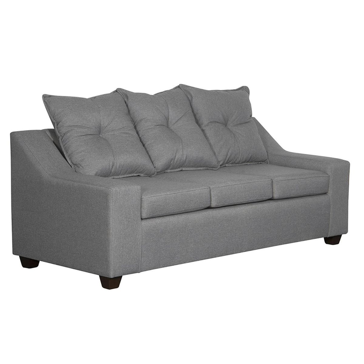 MASEL - Sofá 3 cuerpos MSOVI3CT51 190x90x80 cm Gris