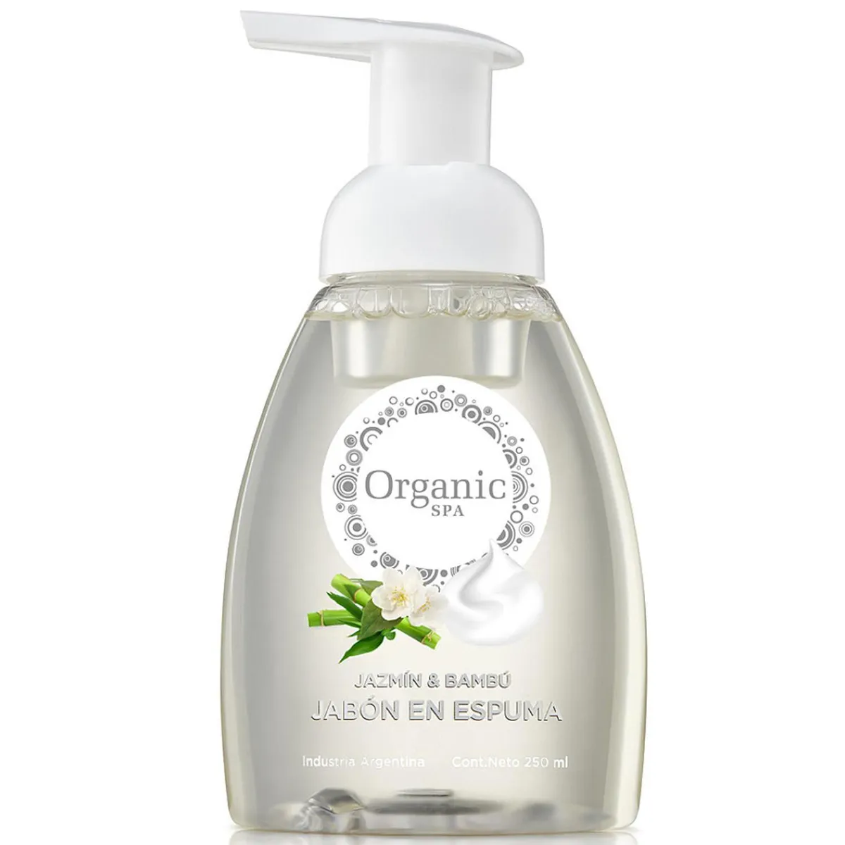 ORGANIC - Jabón espuma jazmín bambú 250 ml