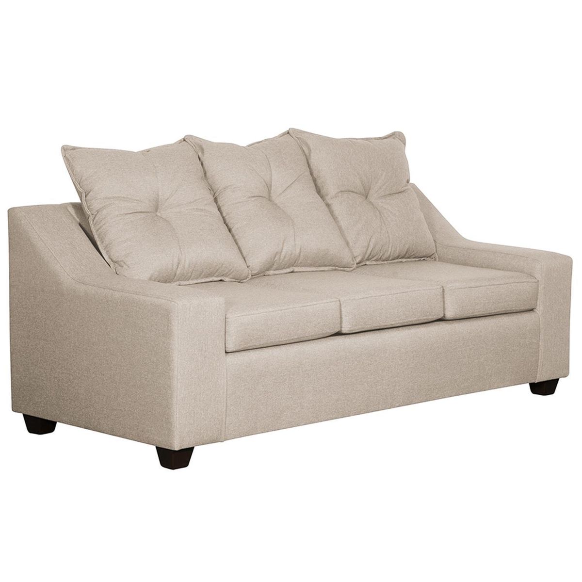 MASEL - Sofá 3 cuerpos MSOVI3CT72 190x90x80 cm Beige