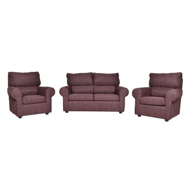 Juego de living  2.1.1.Beron Chenille Chocolate