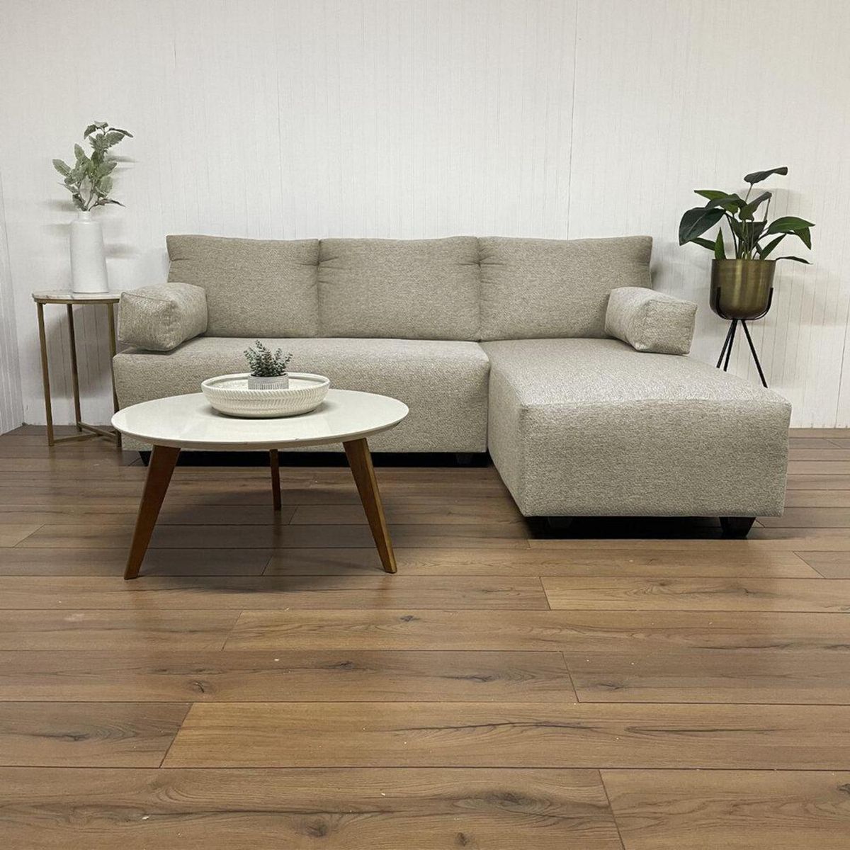 JUST HOME COLLECTION - Seccional 3 Cuerpos Eru Bidireccional Chenille