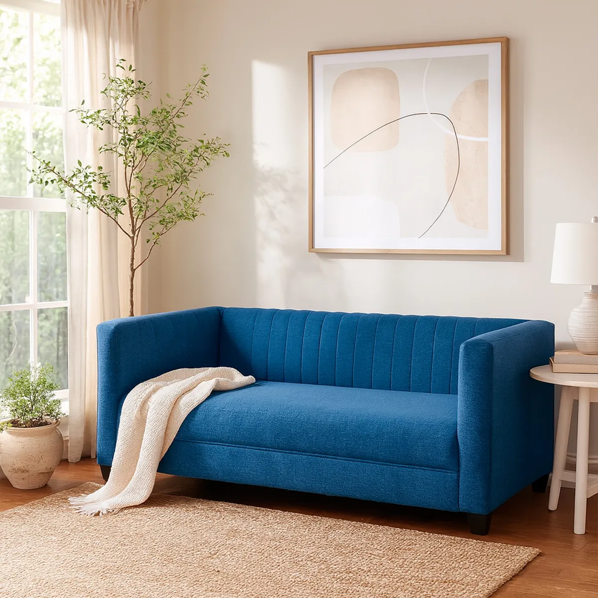 JUST HOME COLLECTION - Sofá 3 Cuerpos Indis Chenille