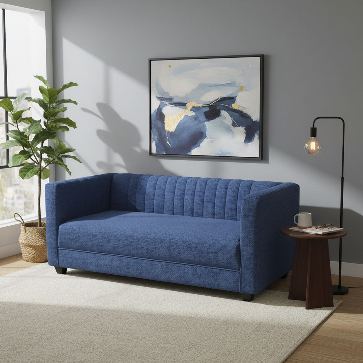 JUST HOME COLLECTION - Sofá 3 Cuerpos Indis Chenille