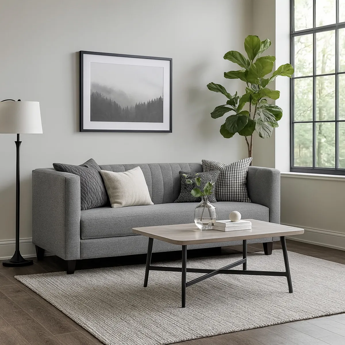 JUST HOME COLLECTION - Sofá 3 Cuerpos Indis Chenille