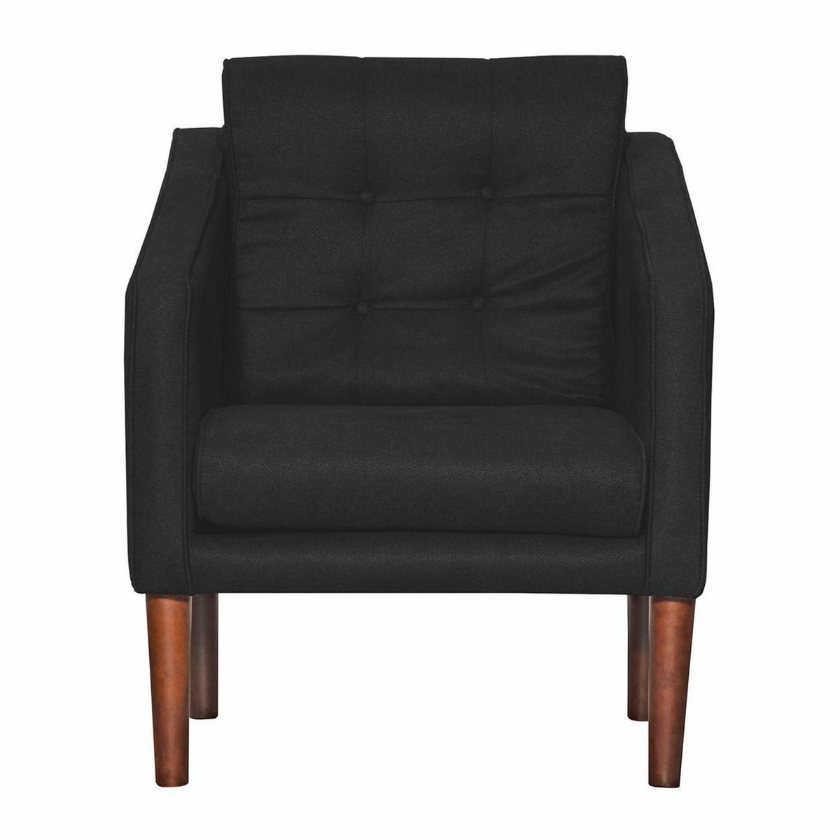 MASEL - Poltrona 1 cuerpo MUPOESCH50 69x86x65 cm Negro