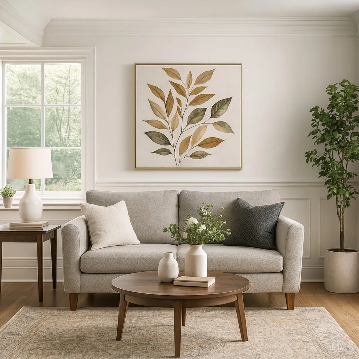 JUST HOME COLLECTION - Sofá 3 Cuerpos Beleg Chenille