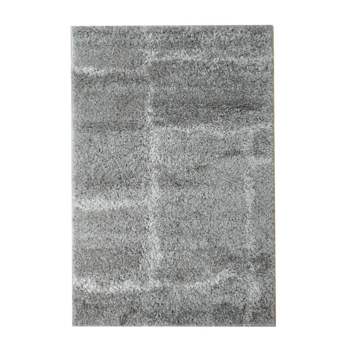 ILLUSIONS - Alfombra Shaggy 170x230 cm Gris