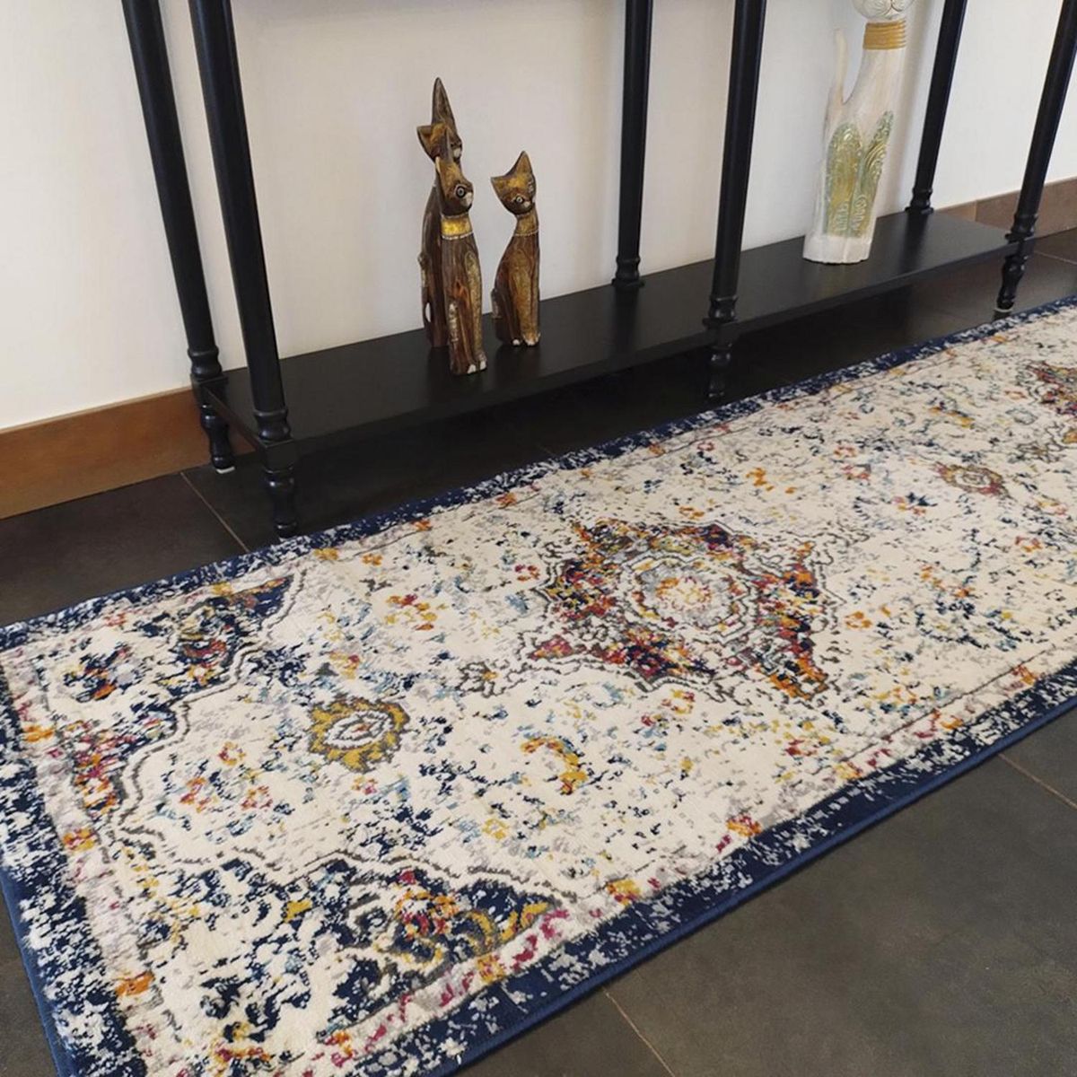 ILLUSIONS - Pasillo Norway 70x230 cm Azul