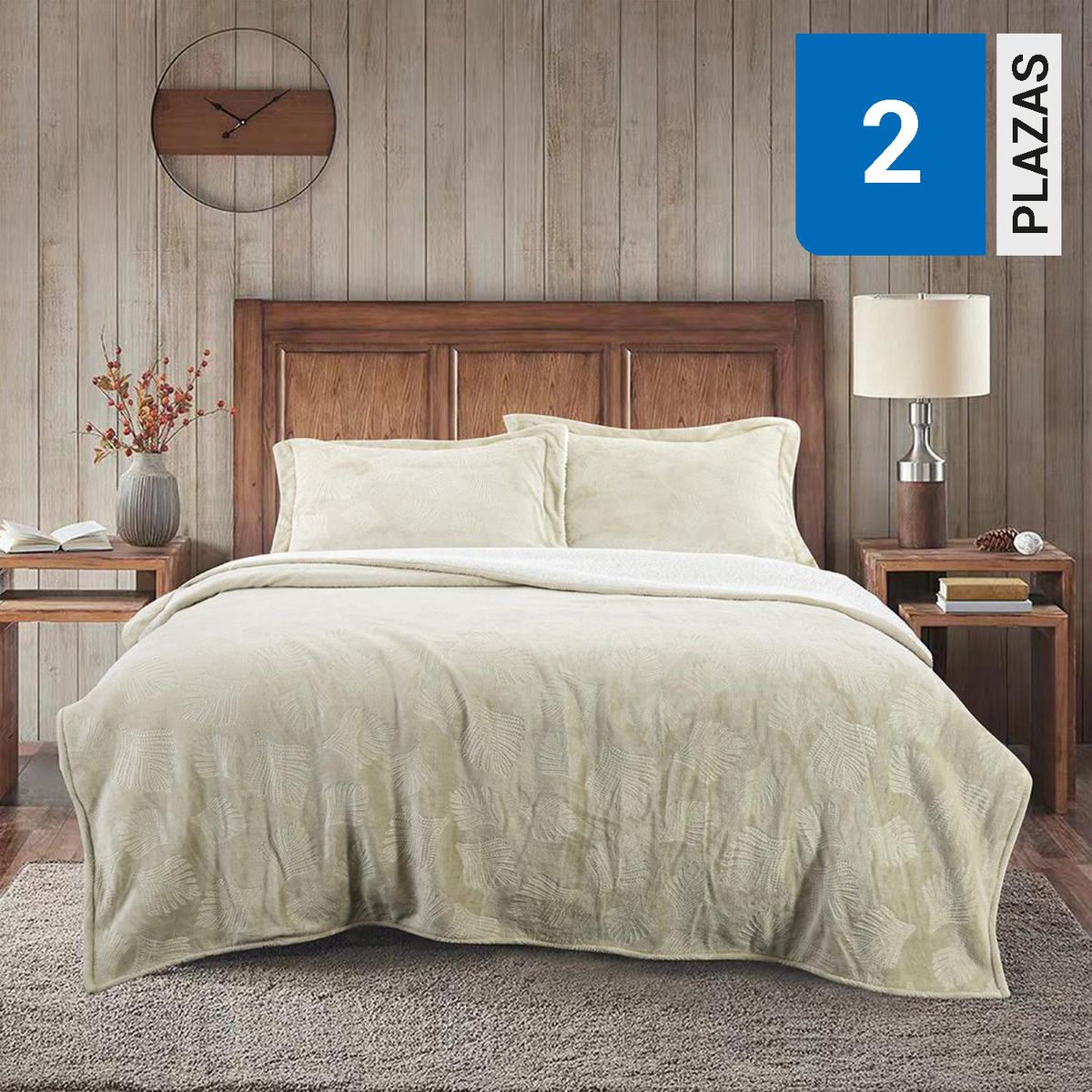 ILLUSIONS - Cobertor Embossed Dark