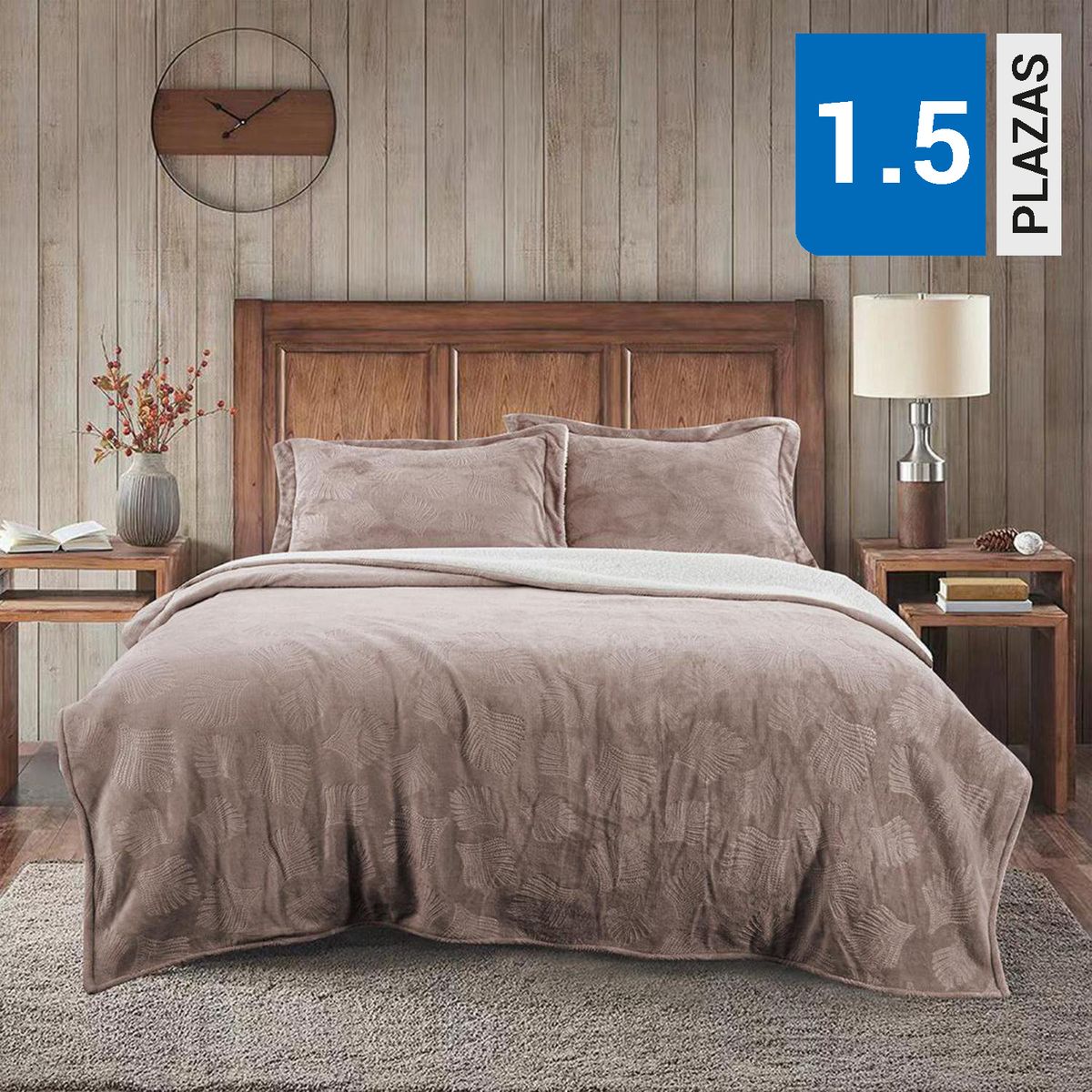 ILLUSIONS - Cobertor Embossed Dark