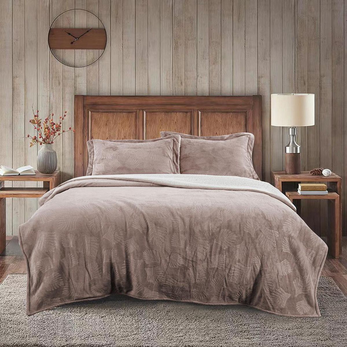 ILLUSIONS - Cobertor Embossed Dark