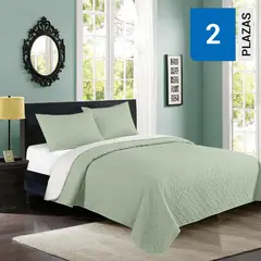 ILLUSIONS - Cubrecama Quilt Bicolor