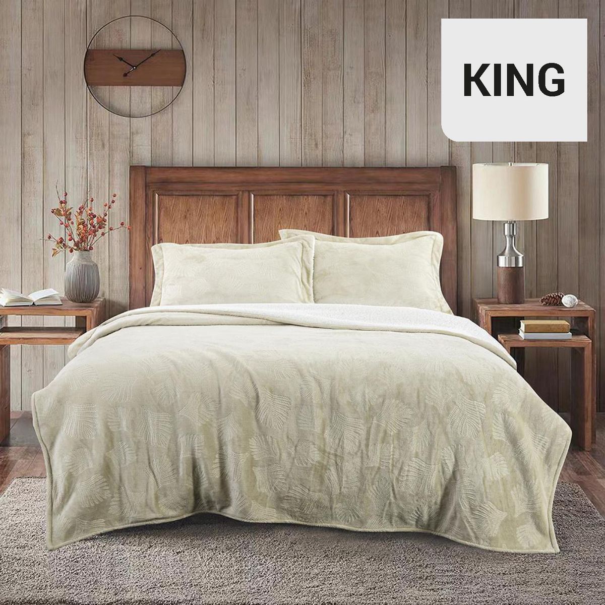 ILLUSIONS - Cobertor Embossed Dark