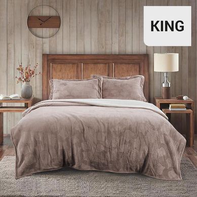 Cobertor Embossed Plum 2,5 plazas