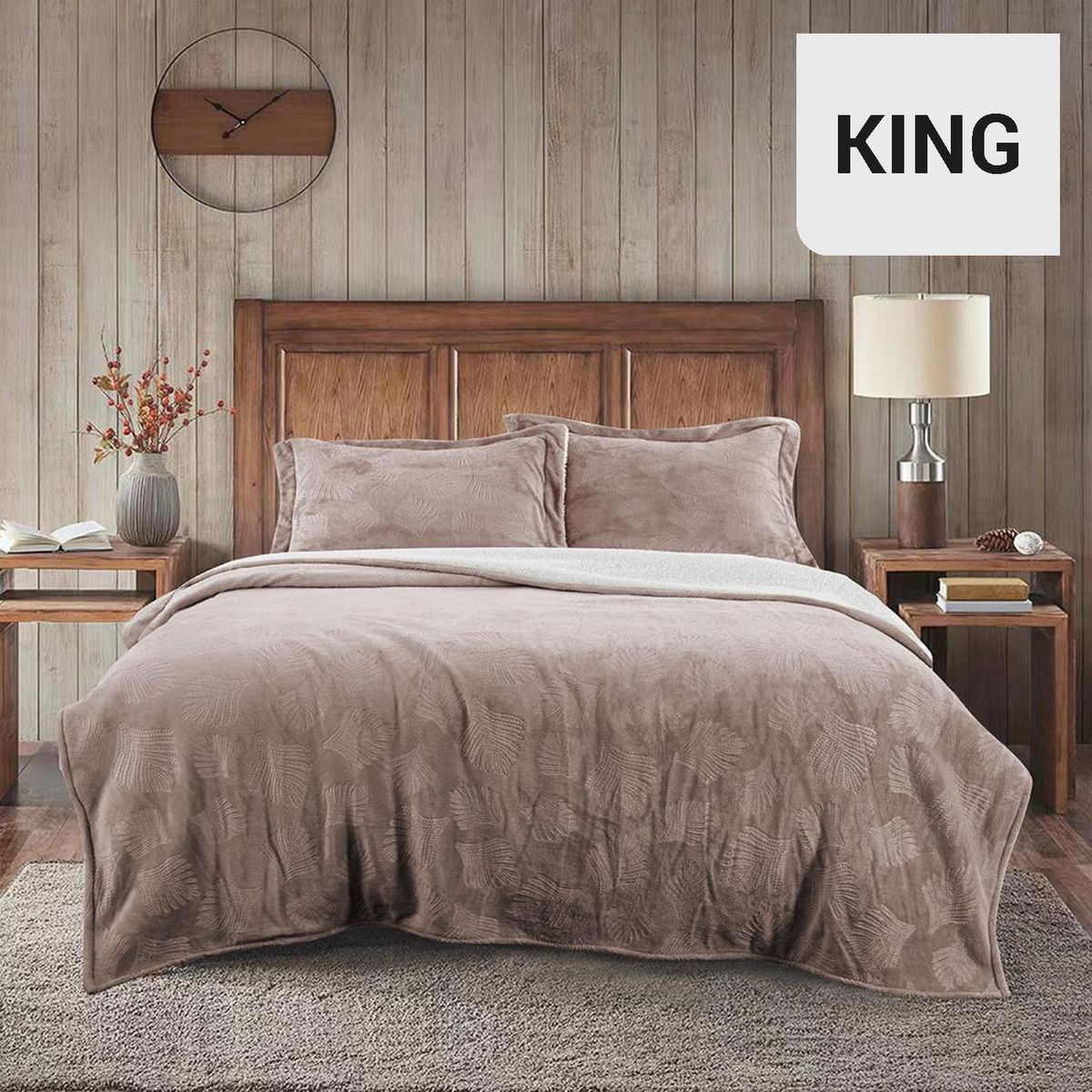 ILLUSIONS - Cobertor Embossed Dark