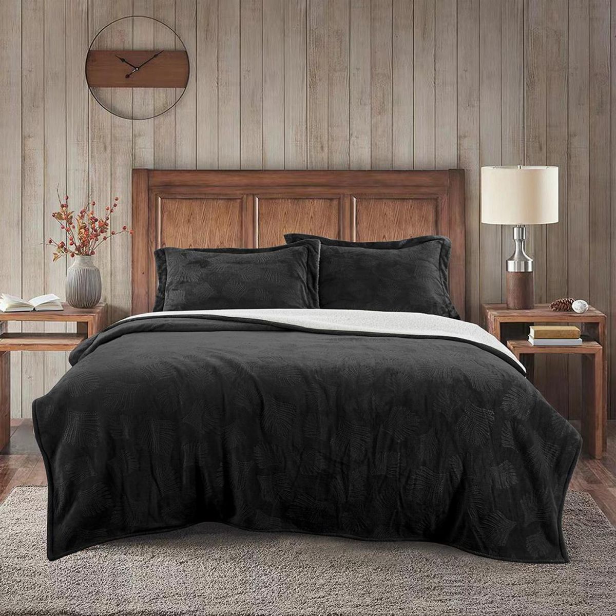 ILLUSIONS - Cobertor Embossed Dark