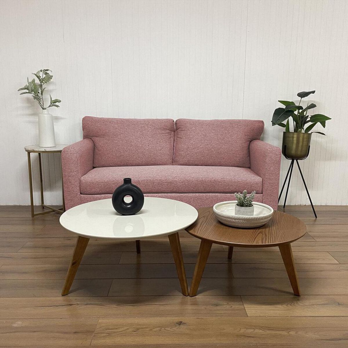 JUST HOME COLLECTION - Sofá 3 Cuerpos Beleg Chenille