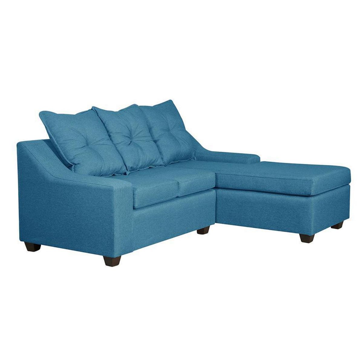 MASEL - Sofá Seccional 3 cuerpos MSVI3CDT29 155x90x195 cm Turquesa