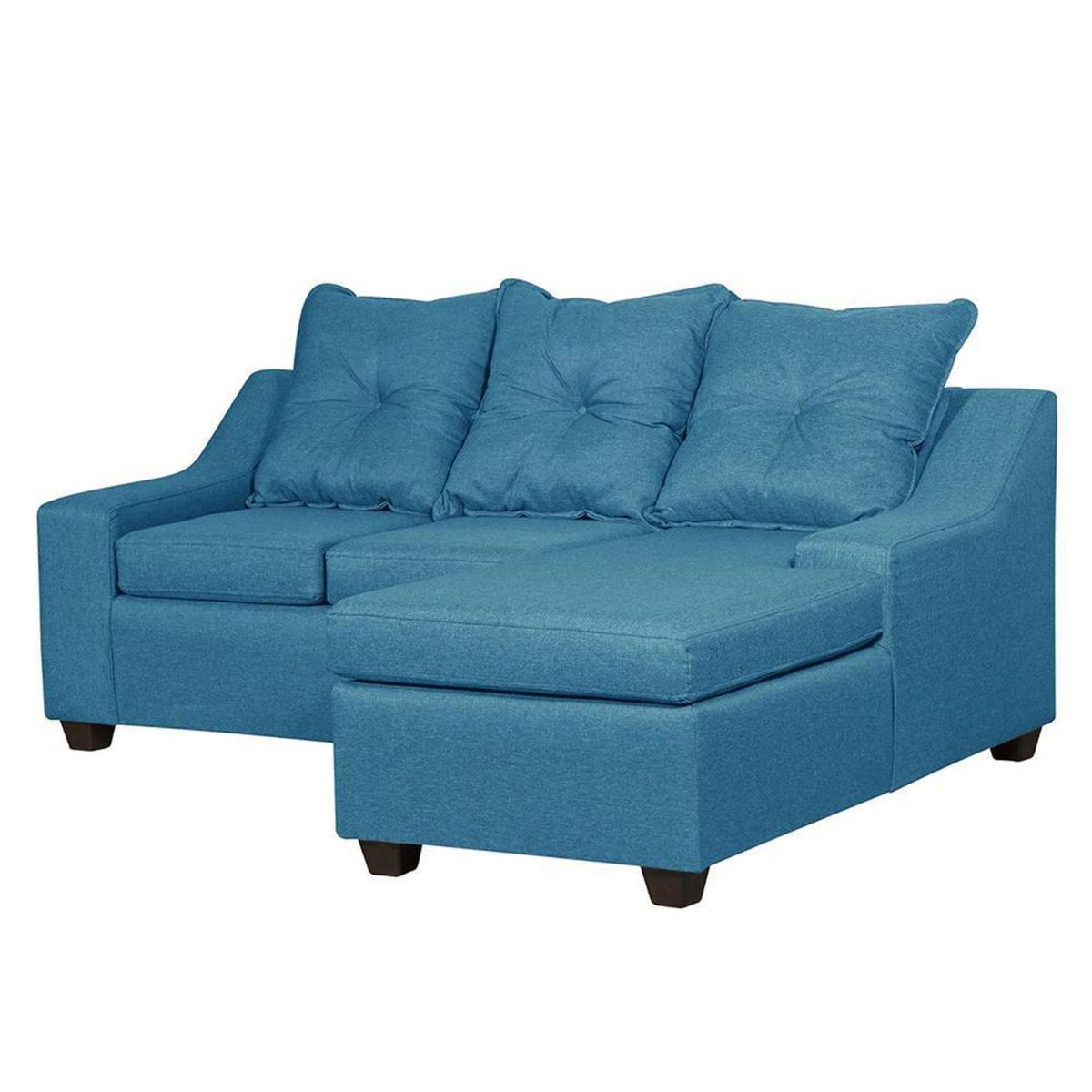 MASEL - Sofá Seccional 3 cuerpos MSVI3CDT29 155x90x195 cm Turquesa