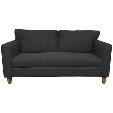 Sofa 3 cuerpos Beleg chenille gris oscuro