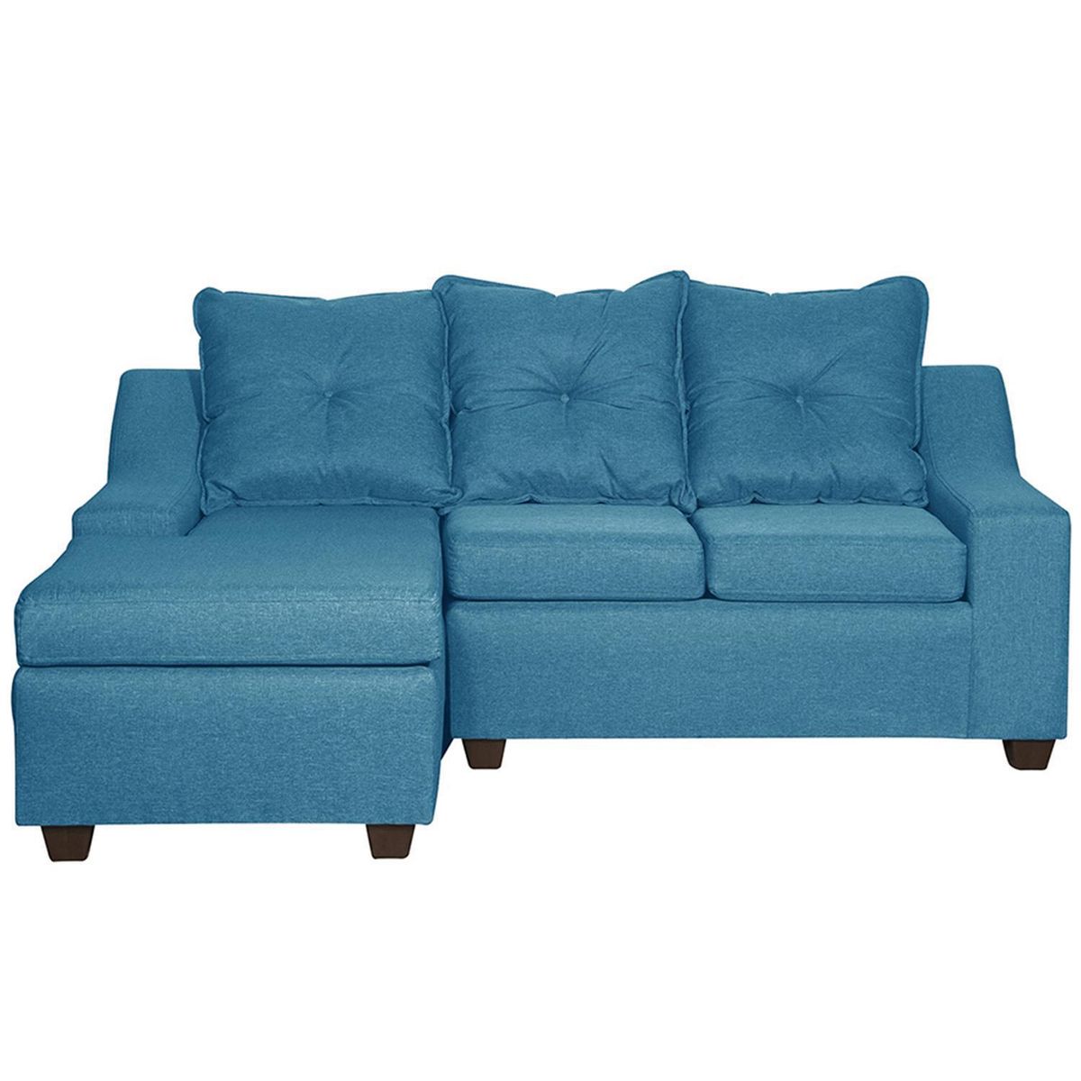 MASEL - Sofá Seccional 3 cuerpos MSVI3CIT29 155x90x195 cm Turquesa