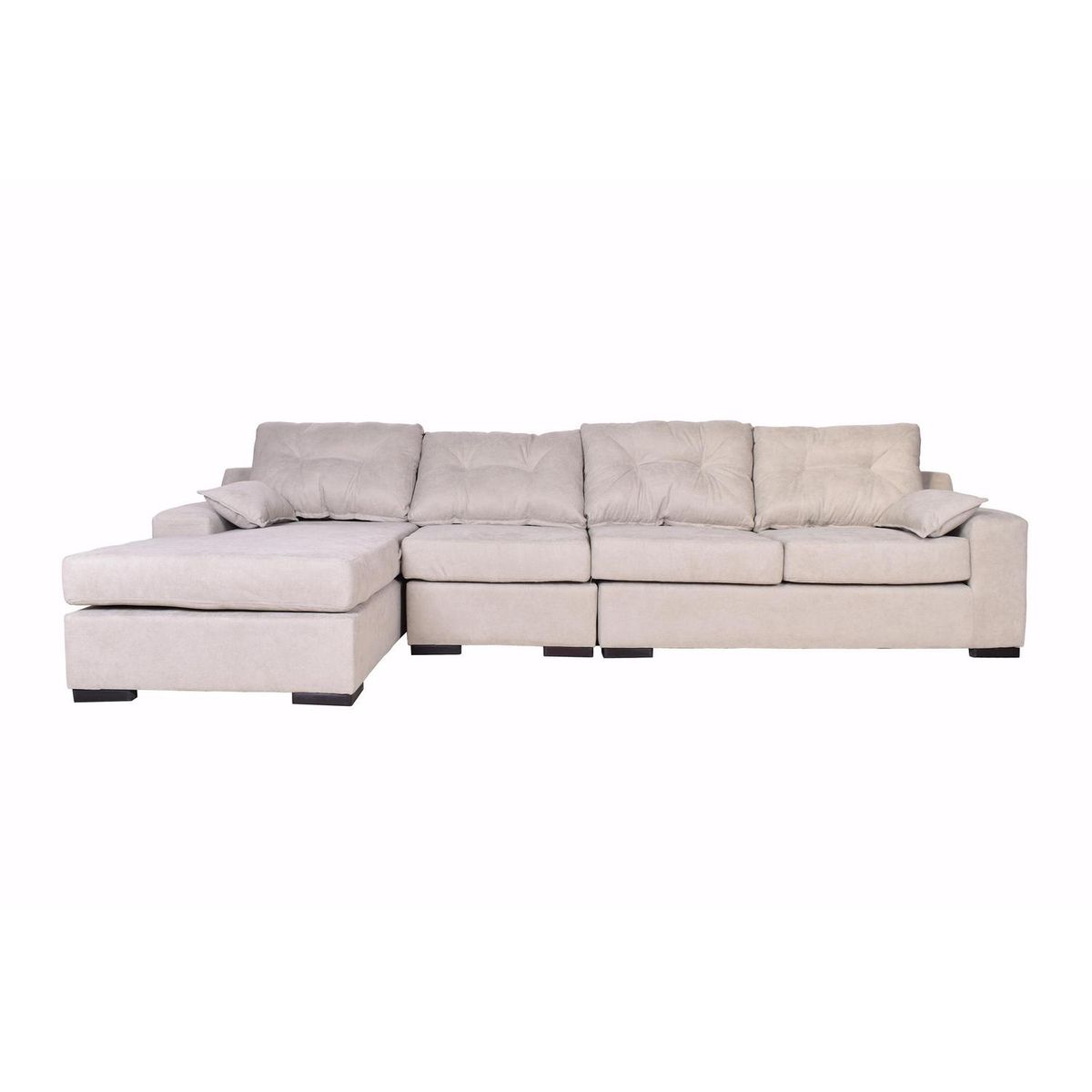 MASEL - Sofá Seccional 4 cuerpos MUSEMILU72 155x95x300 cm Beige