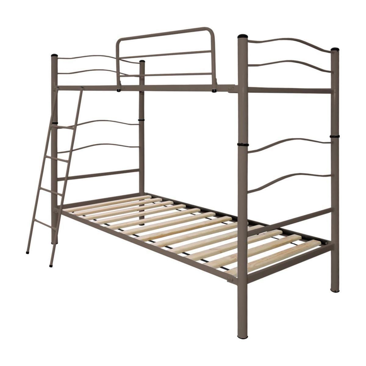 GENERICO - Camarote desmontable 1,5 plaza castaño