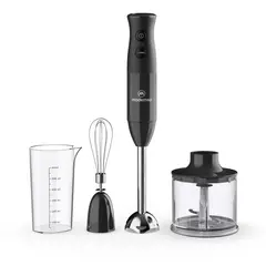 MADEMSA - Licuadora manual 0,6 Lts MIB20 Negro