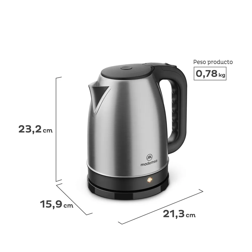 Hervidor 1,8 Lts MEK10 Gris, foto 8